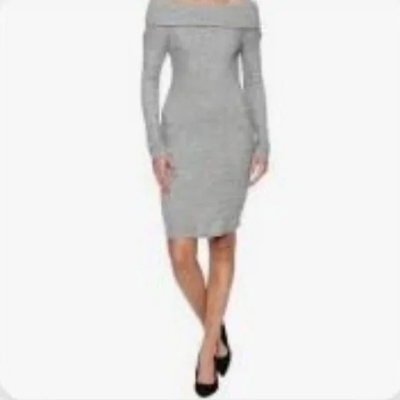 long sleeve burgundy knit dress Burgundy Knit Long Sleeve Maternity Sweater Dress Large - PinkBlush main image 1